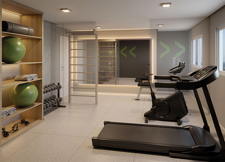 Fitness Não Residencial - Perspectiva Ilustrada image number 17